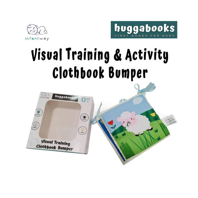 Infantway - Huggabooks Visual Training and Activity Cloth Book Bumper