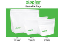 Load image into Gallery viewer, Zippies Reusable storage standup Bags
