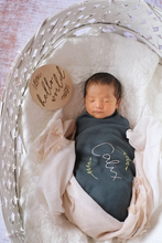 Load image into Gallery viewer, Blooming Wisdom - Hello World Baby Name And Announcement Disc
